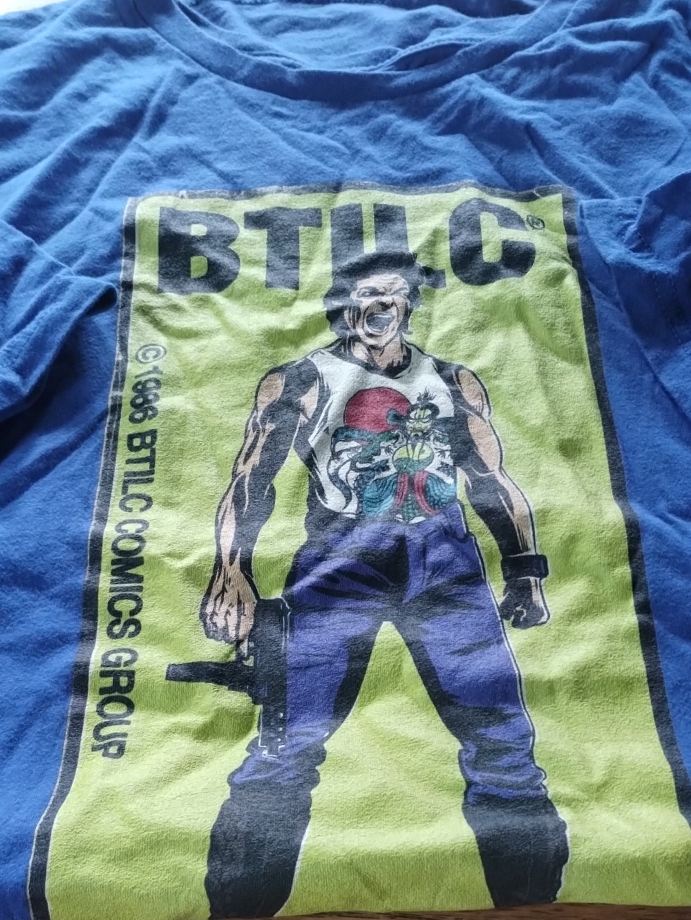 BTLC Blue Graphic Men's T-Shirt